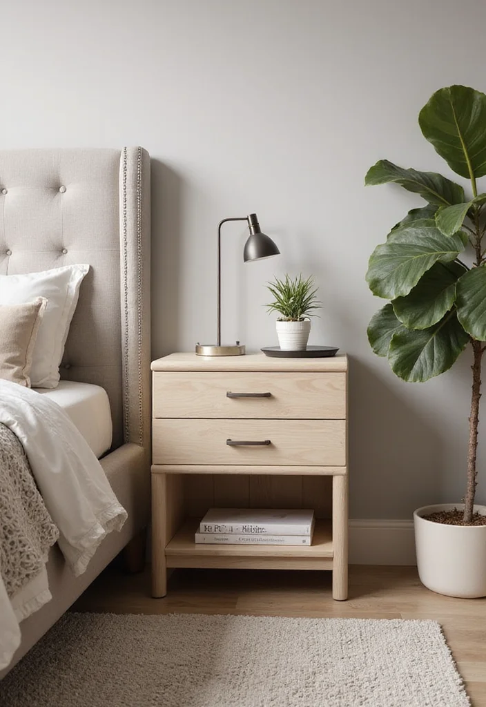 14 Bedroom Furniture Ideas for Practical Stylish Arrangements - 2. Multi-Functional Nightstands