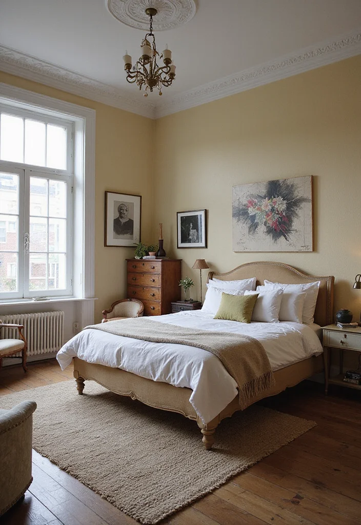 14 Bedroom Furniture Ideas for Practical Stylish Arrangements - 7. Vintage Finds with Character