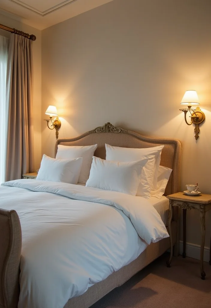 14 Bedroom Lighting Ideas for Soft Bright Inviting Atmosphere 67 14 Bedroom Lighting Ideas for Soft Bright Inviting Atmosphere 7. Soft Glow Wall Sconces