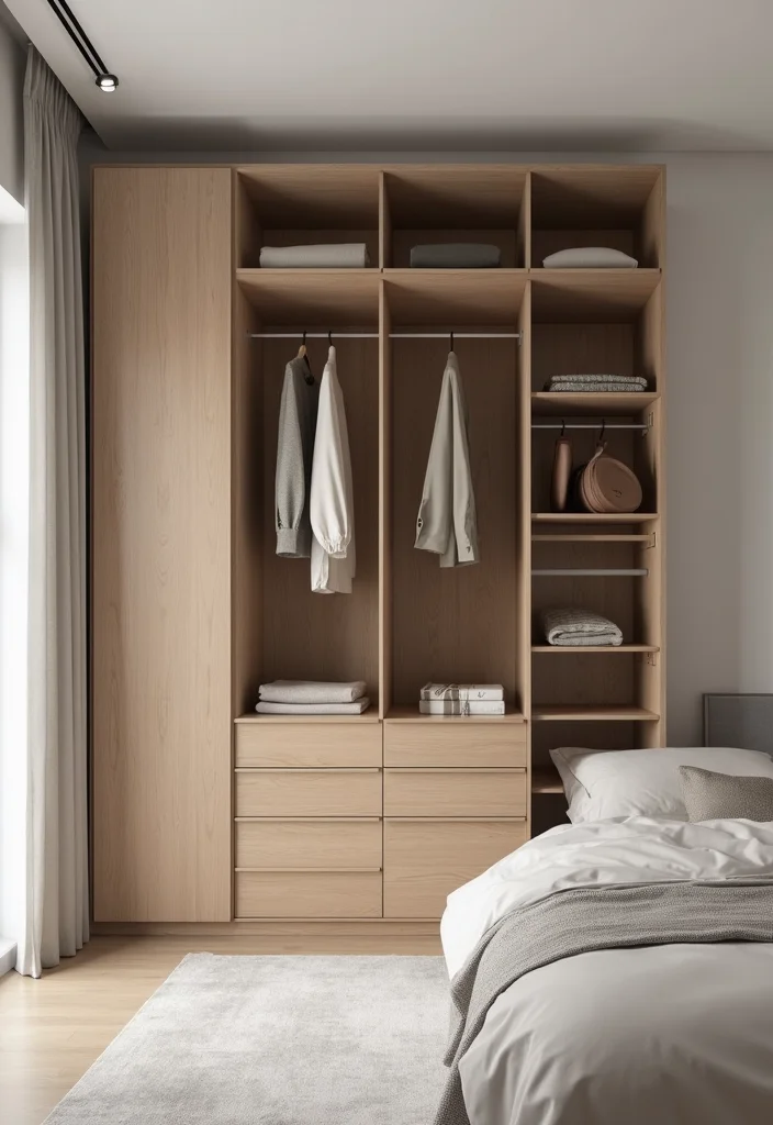 14 Bedroom Wardrobe Ideas for Better Storage and Clean Lines 78 14 Bedroom Wardrobe Ideas for Better Storage and Clean Lines - 8. Modular Wardrobe Systems