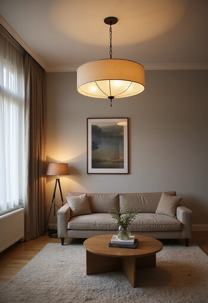 14 Big Living Room Ideas for Layouts With Openness and Comfort 100 14 Big Living Room Ideas for Layouts With Openness and Comfort - 10. Statement Lighting