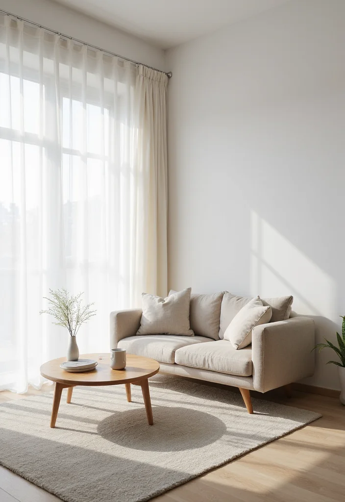 14 Big Living Room Ideas for Layouts With Openness and Comfort 12 14 Big Living Room Ideas for Layouts With Openness and Comfort - 2. Minimalist Furniture Choices