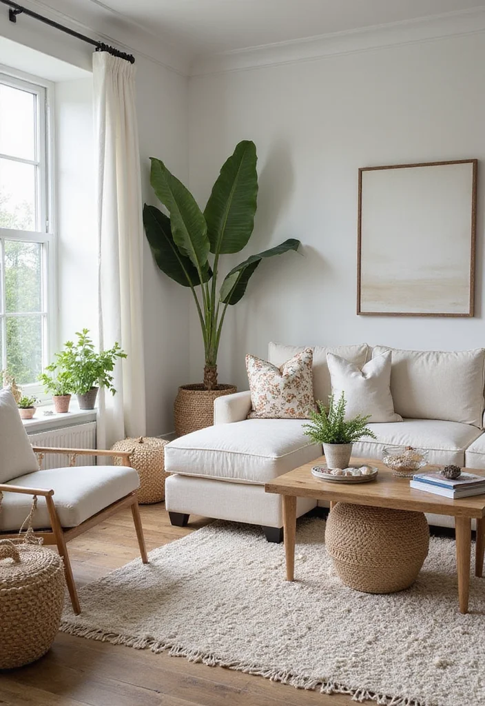 14 Coastal Living Room Ideas for Breezy Light Comfortable Style 78 14 Coastal Living Room Ideas for Breezy Light Comfortable Style - 8. Natural Elements