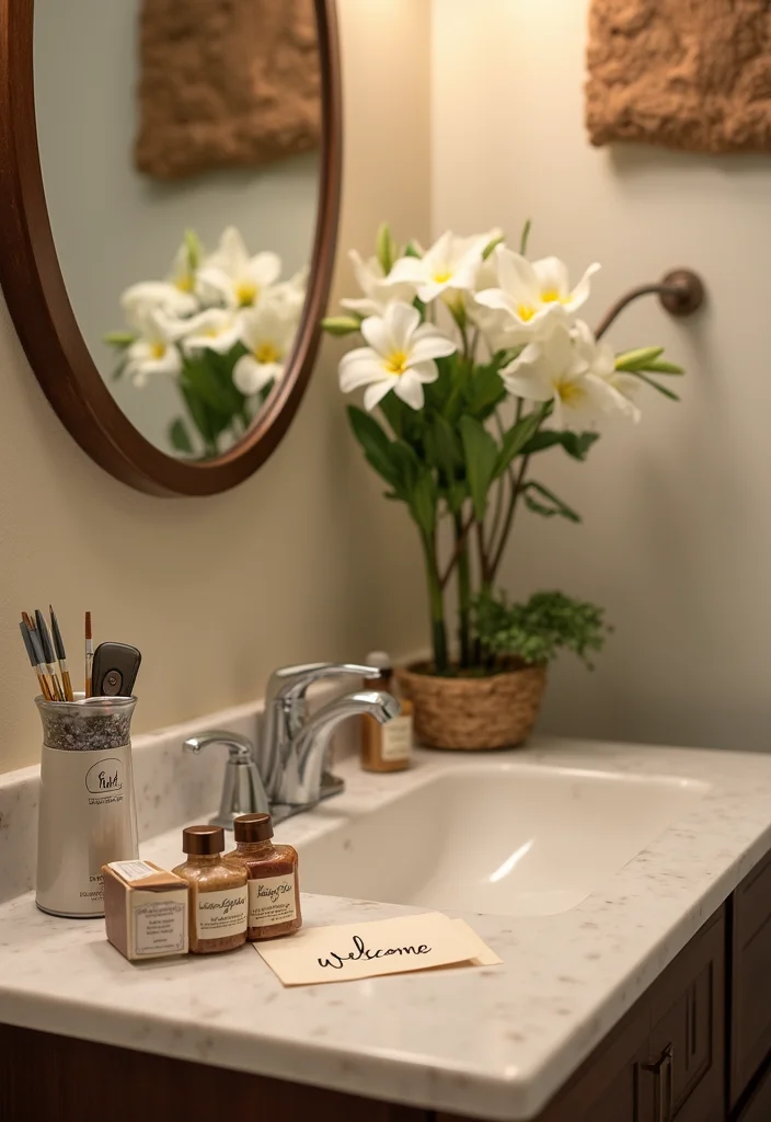 14 Guest Bathroom Ideas for Welcoming Easy to Maintain Spaces 144 14 Guest Bathroom Ideas for Welcoming Easy to Maintain Spaces - 14. Personal Touches