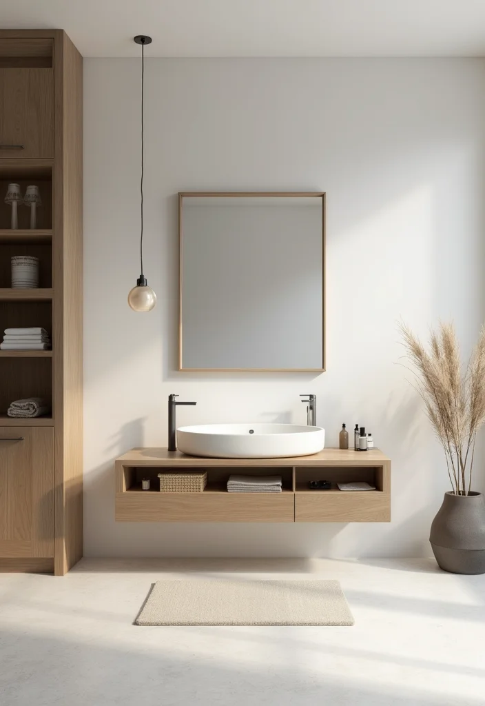 14 Guest Bathroom Ideas for Welcoming Easy to Maintain Spaces 45 14 Guest Bathroom Ideas for Welcoming Easy to Maintain Spaces - 5. Minimalist Design