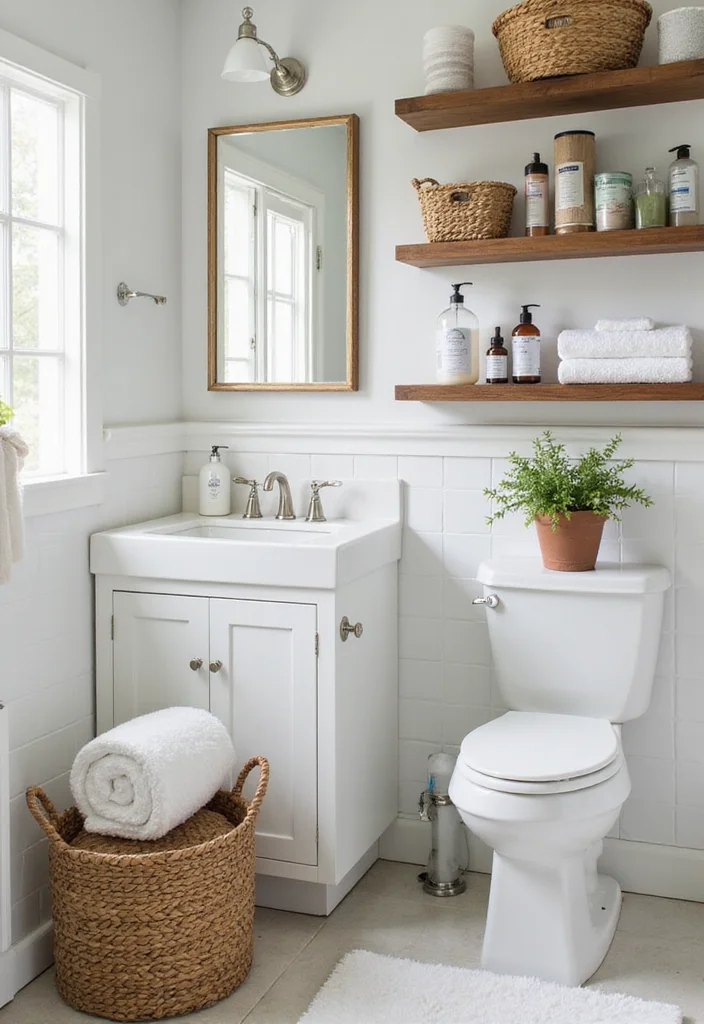 14 Guest Bathroom Ideas for Welcoming Easy to Maintain Spaces 67 14 Guest Bathroom Ideas for Welcoming Easy to Maintain Spaces - 7. Smart Storage Solutions