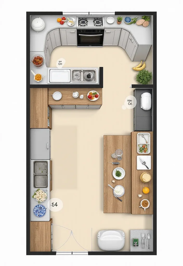 14 Kitchen Ideas L Shaped for Better Flow and Function 100 14 Kitchen Ideas L Shaped for Better Flow and Function - 10. Zone Planning