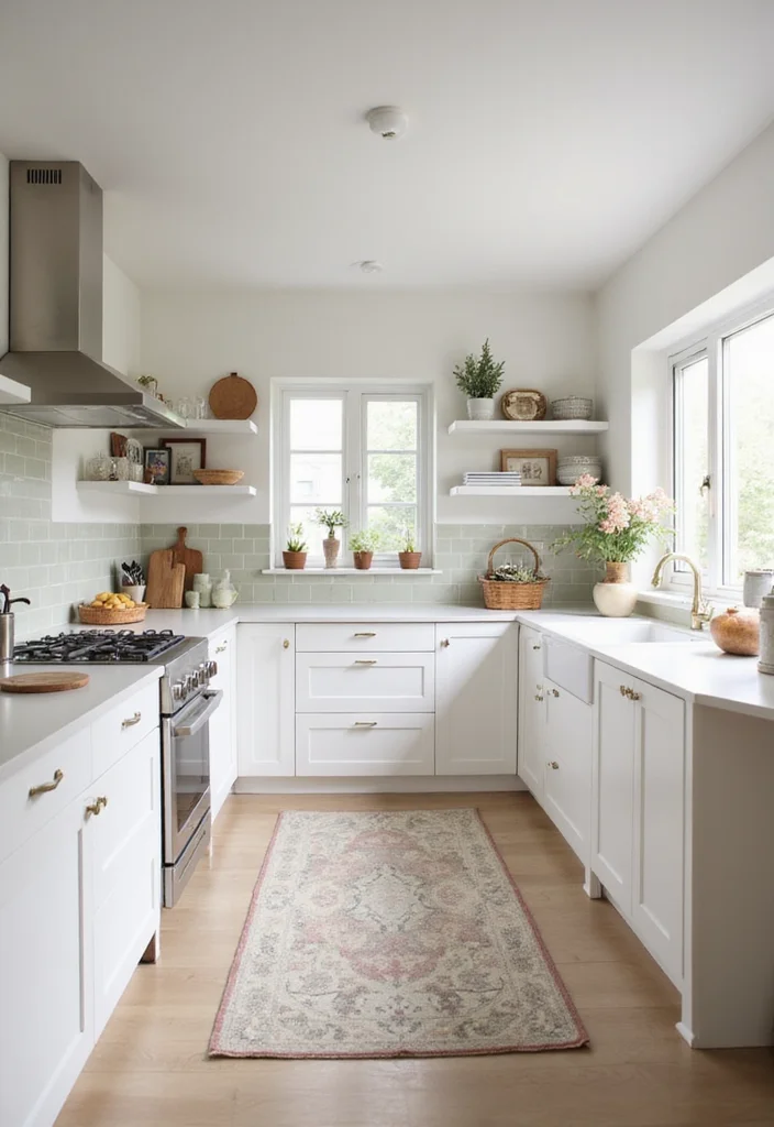 14 Kitchen Ideas L Shaped for Better Flow and Function 34 14 Kitchen Ideas L Shaped for Better Flow and Function - 4. Light and Bright Color Palettes