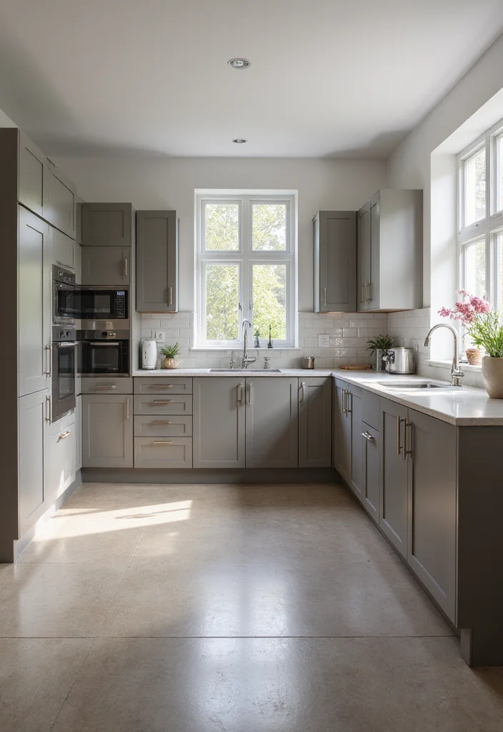 14 Kitchen Ideas L Shaped for Better Flow and Function 56 14 Kitchen Ideas L Shaped for Better Flow and Function - 6. Integrated Appliances