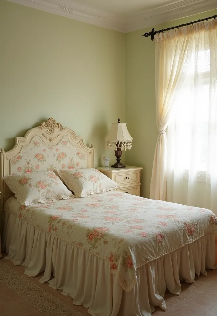 14 Vintage Bedroom Ideas for Timeless Character and Charm 1 14 Vintage Bedroom Ideas for Timeless Character and Charm - 1. Embrace Soft Pastels