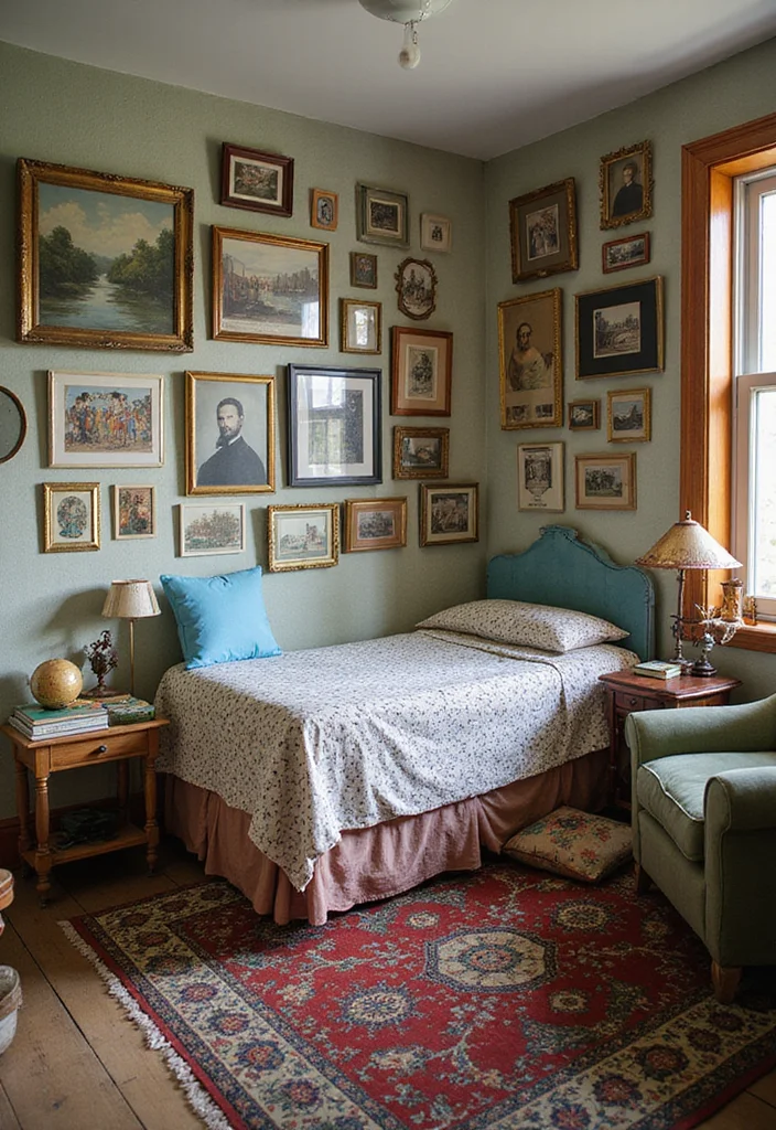 14 Vintage Bedroom Ideas for Timeless Character and Charm 45 14 Vintage Bedroom Ideas for Timeless Character and Charm - 5. Eclectic Decor
