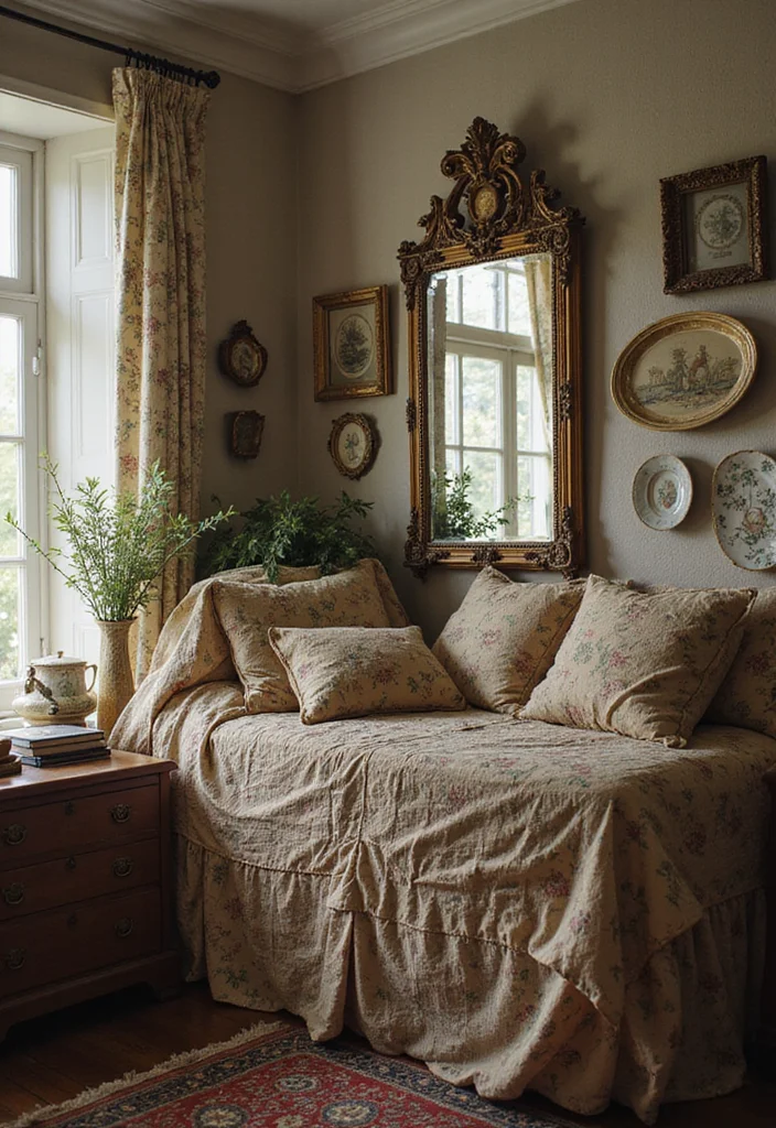 14 Vintage Bedroom Ideas for Timeless Character and Charm 67 14 Vintage Bedroom Ideas for Timeless Character and Charm - 7. Antique Accessory Showcase