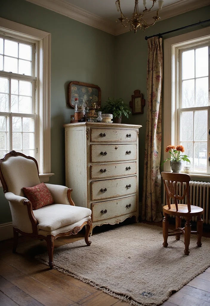 15 Boho Bedroom Ideas for Relaxed Warm Textured Comfort 56 15 Boho Bedroom Ideas for Relaxed Warm Textured Comfort - 6. Vintage Furniture Finds