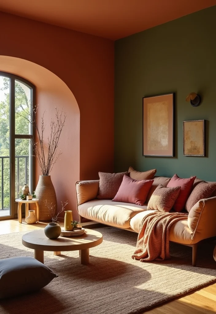 15 Cozy Living Room Ideas for Warm Inviting Relaxed Spaces 12 15 Cozy Living Room Ideas for Warm Inviting Relaxed Spaces - 2. Earthy Color Palette