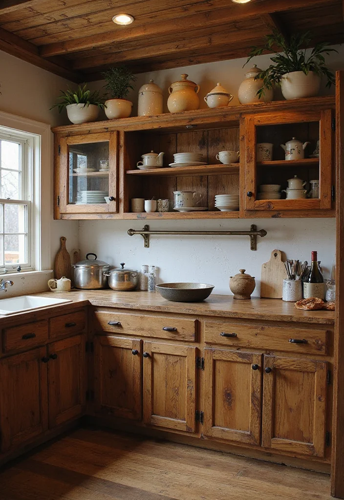 15 Farmhouse Kitchen Ideas for Warm Rustic Everyday Style 1 15 Farmhouse Kitchen Ideas for Warm Rustic Everyday Style - 1. Embrace Reclaimed Wood