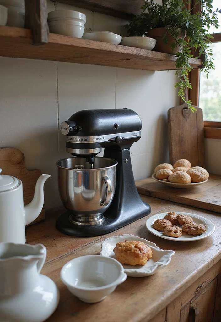 15 Farmhouse Kitchen Ideas for Warm Rustic Everyday Style 78 15 Farmhouse Kitchen Ideas for Warm Rustic Everyday Style - 8. Vintage Kitchen Elements