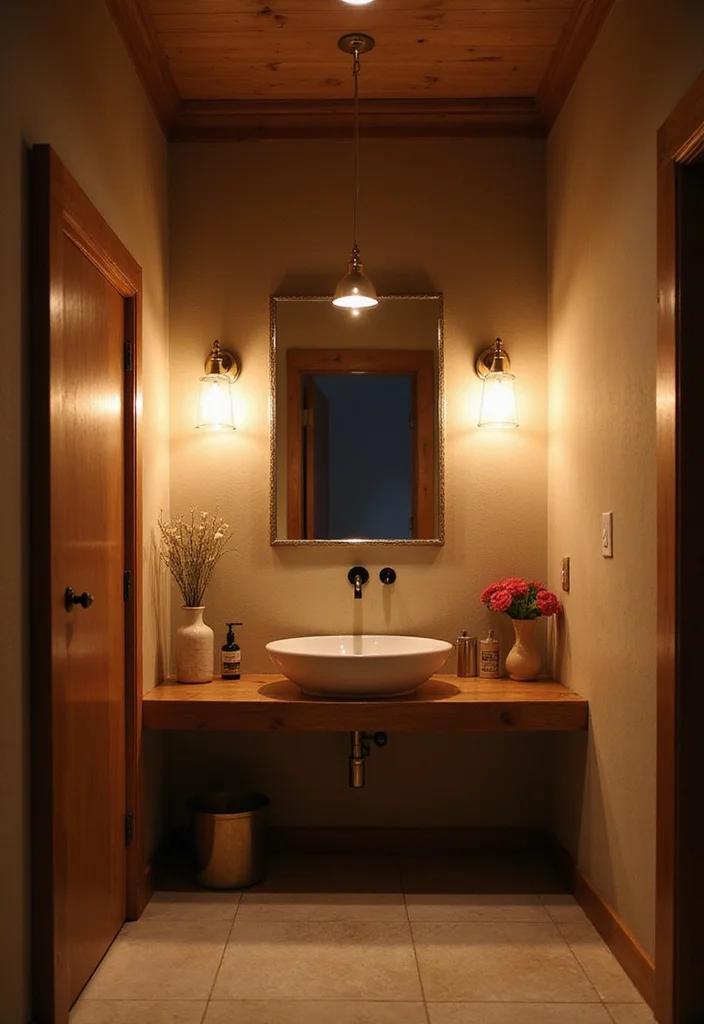 15 Hall Bathroom Ideas for Simple Updates That Improve Every Day 34 15 Hall Bathroom Ideas for Simple Updates That Improve Every Day - 4. Brighten Up with Ambient Lighting