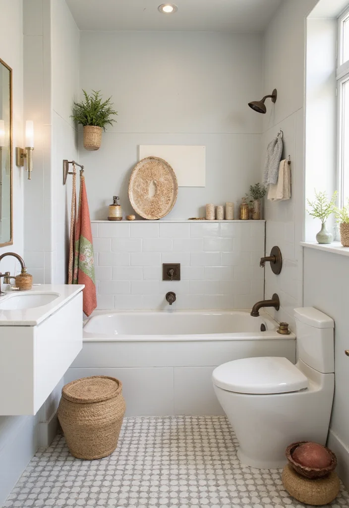 15 Small Bathroom Decorating Ideas for Style in Tight Spaces 45 15 Small Bathroom Decorating Ideas for Style in Tight Spaces - 5. Use Color to Enhance Perception of Space