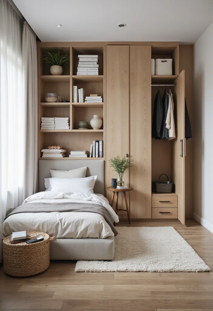 15 Small Bedroom Decor Ideas for More Space and Better Flow 78 15 Small Bedroom Decor Ideas for More Space and Better Flow - 8. Keep it Clutter-Free