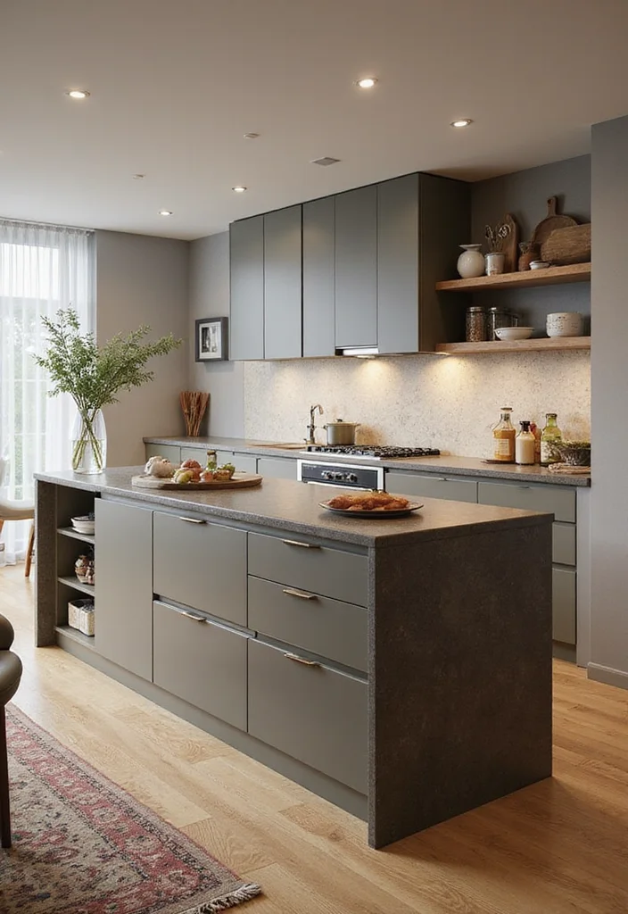 18 Kitchen Ideas for Easy Layout Updates and Modern Style 2. Compact Kitchen Islands