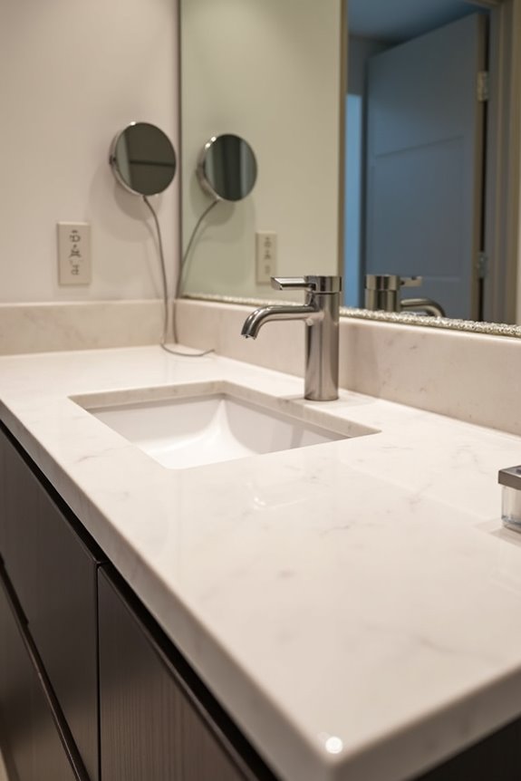 ada compliant vanity and knee clearance dimensions