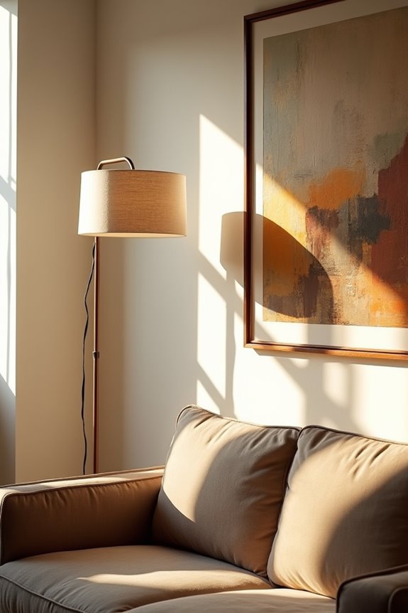 7 Tips for Where to Put a Floor Lamp in Your Living Room 5 adjustable lamp precise wall illumination