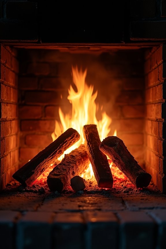 airflow controls fireplace heat output