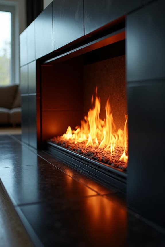 blocked vents cause dangerous backdrafts and inefficient flames