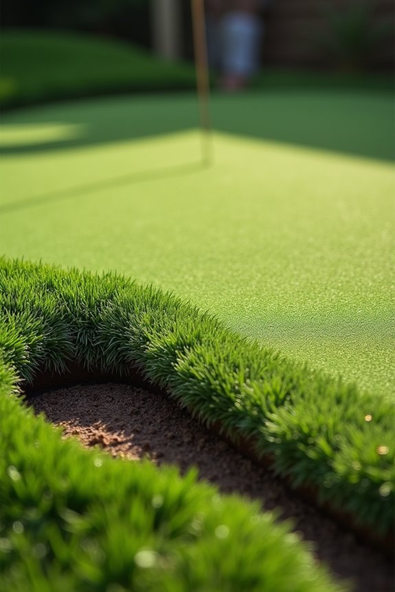contours shape green for drainage and playability