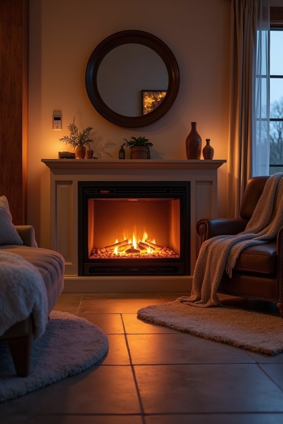electric fireplaces heat limited areas
