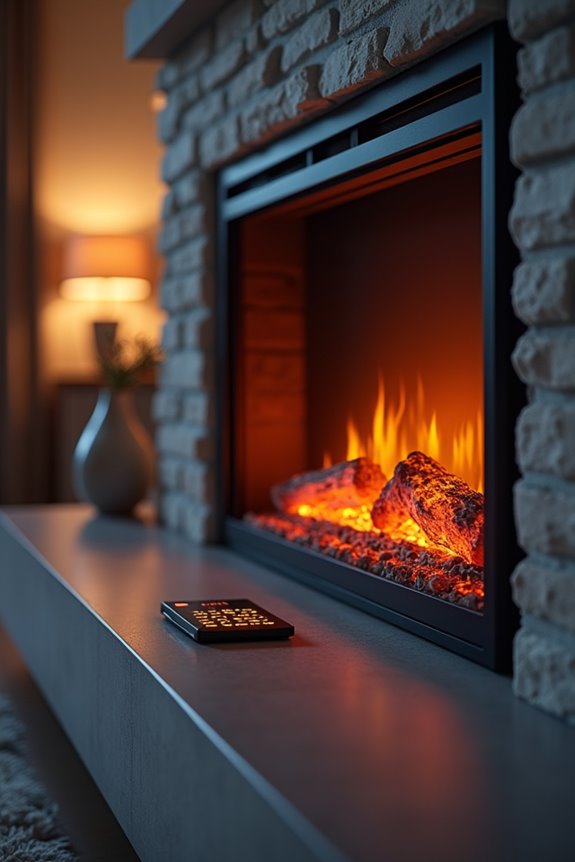 electric fireplaces wattage and btu warmth