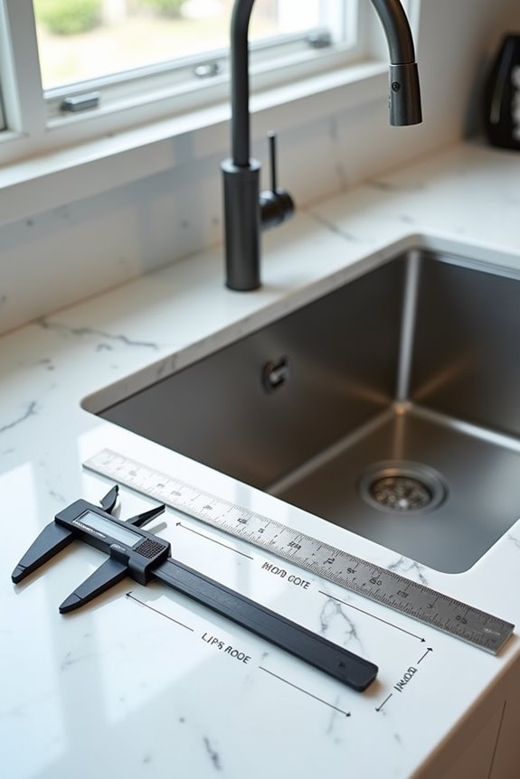 faucet clearance and alignment considerations