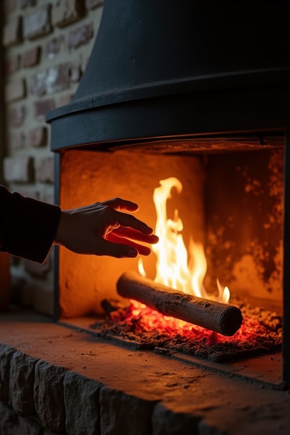 feel for flue draft openness
