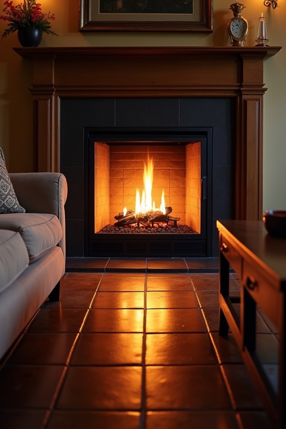 gas fireplaces deliver steady programmable heat