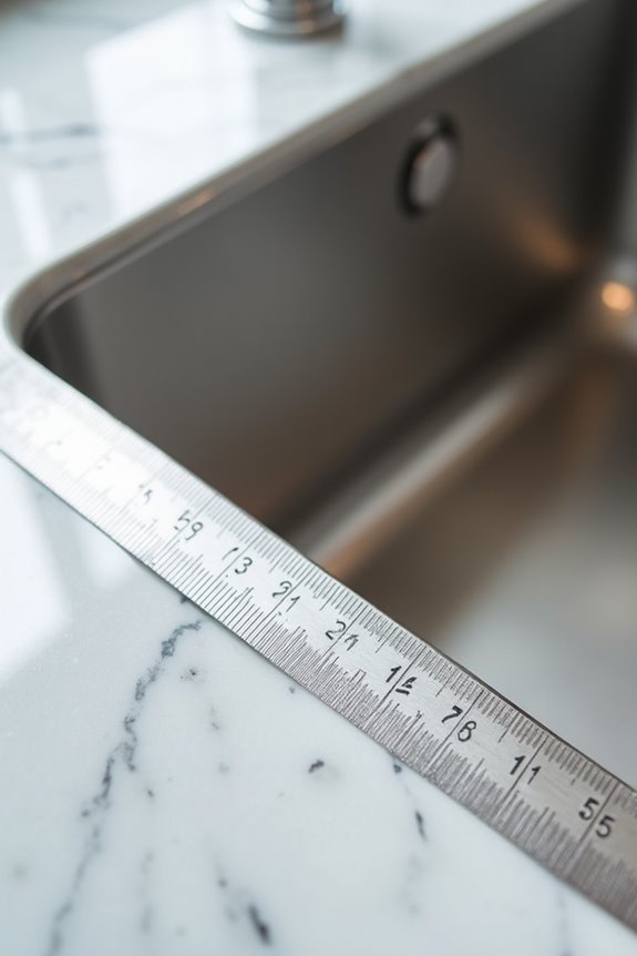 identify sink type before measuring