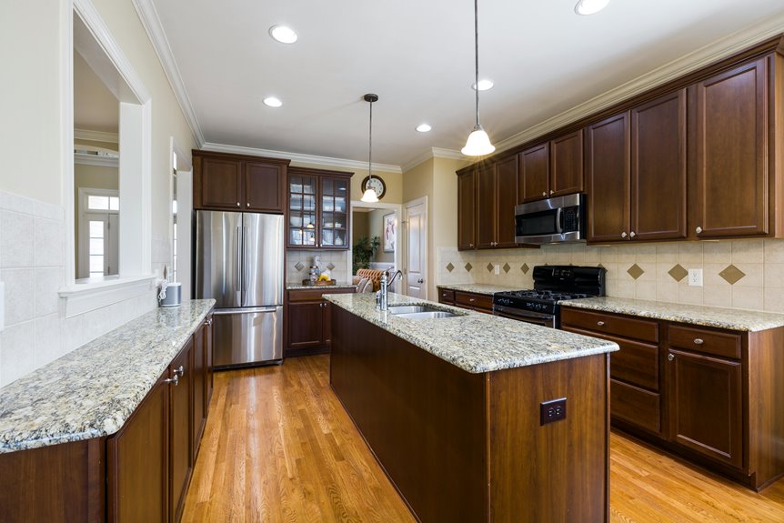 kitchen ceiling feature and handling