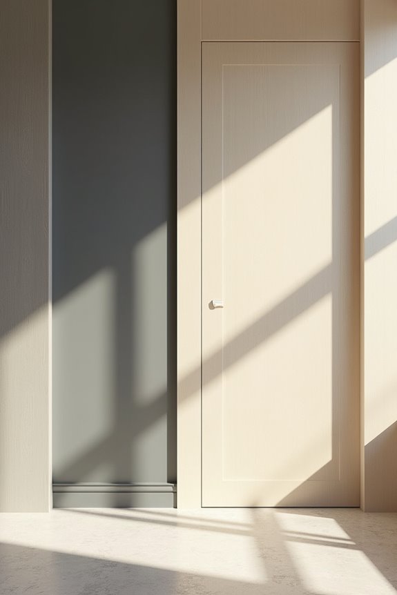 layered wallcovering with lacquered textures