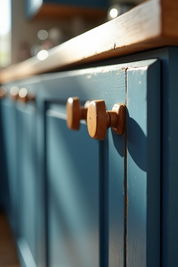 loose hinges cause cabinet sagging wear