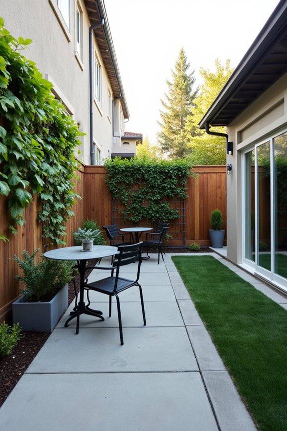 maximize compact townhouse yard