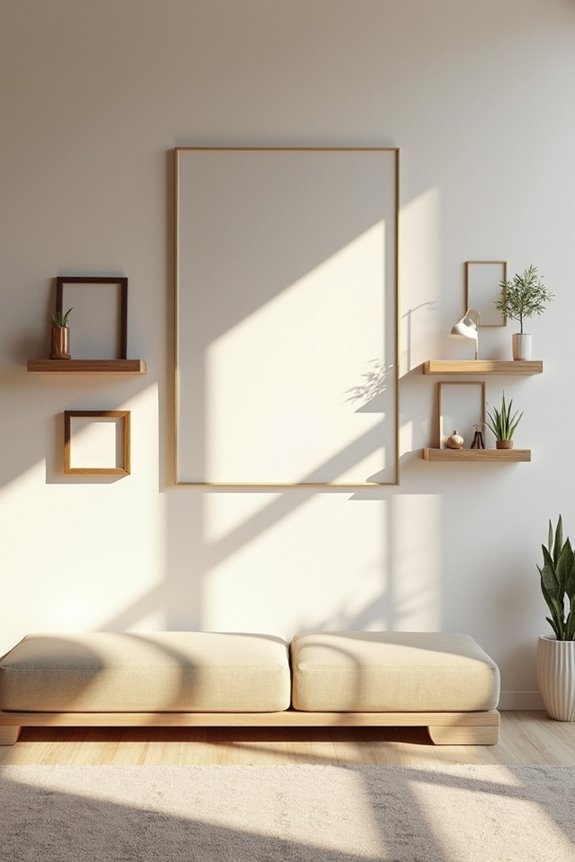mix of frames varying sizes