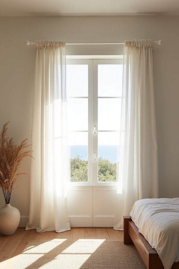 modern traditional coastal curtain lengths