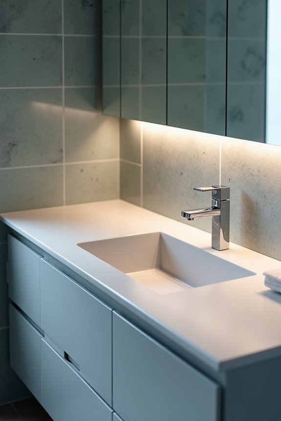 moisture resistant vanity materials advice