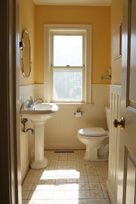 older homes cramped baths modern homes spacious baths