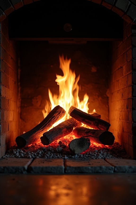 overheating risks from oversized fireplaces