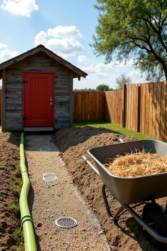 How to Legally Have Backyard Chickens in My Texas Yard 8 permanent insect proof manure storage drainage focused coop