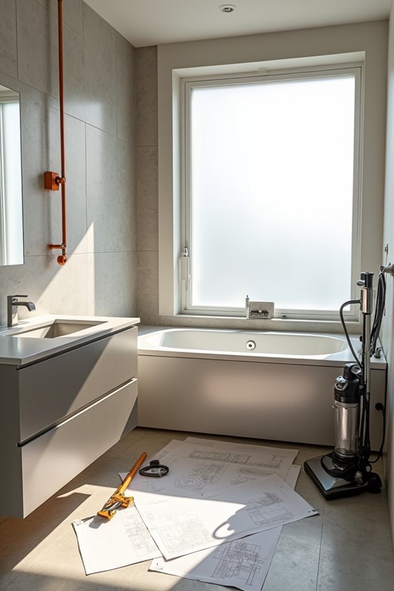 permits needed for bathroom changes