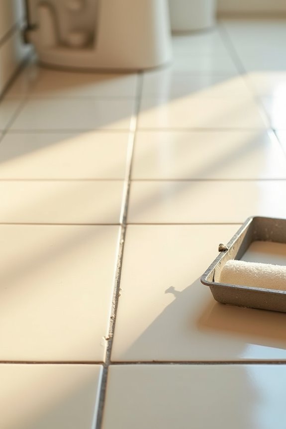 prime and paint tile properly
