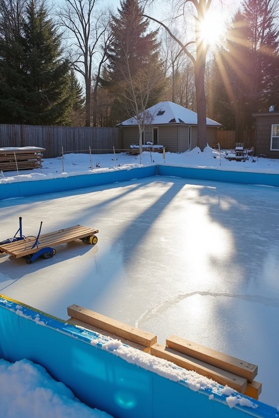 pvc rink build budget and materials