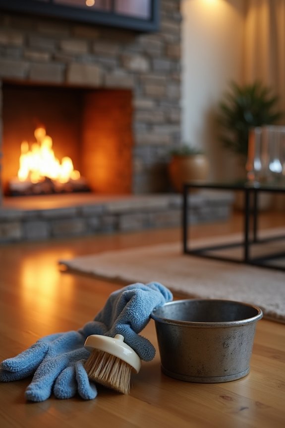regular cleaning extends gas fireplace life