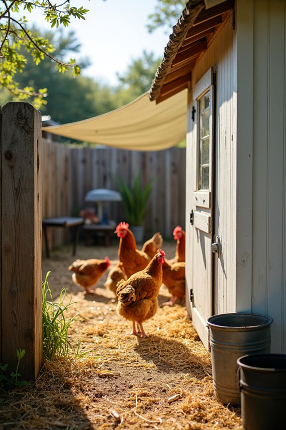 How to Legally Have Backyard Chickens in My Texas Yard 9 roosts nest boxes setbacks fencing